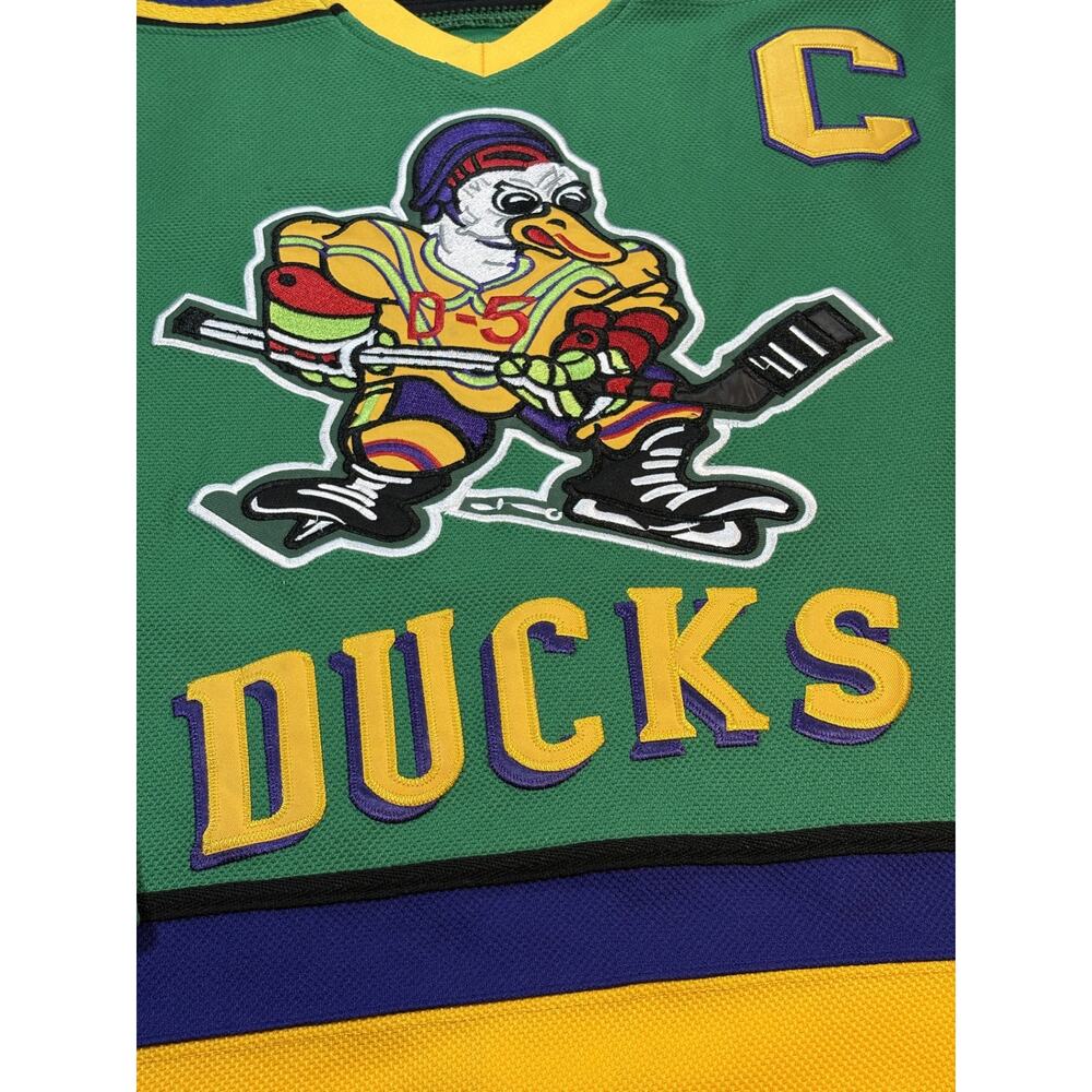 Classic Reels Mighty Ducks 1992 Charlie Conway #96 Movie Jersey Mens S - Picture 3 of 9